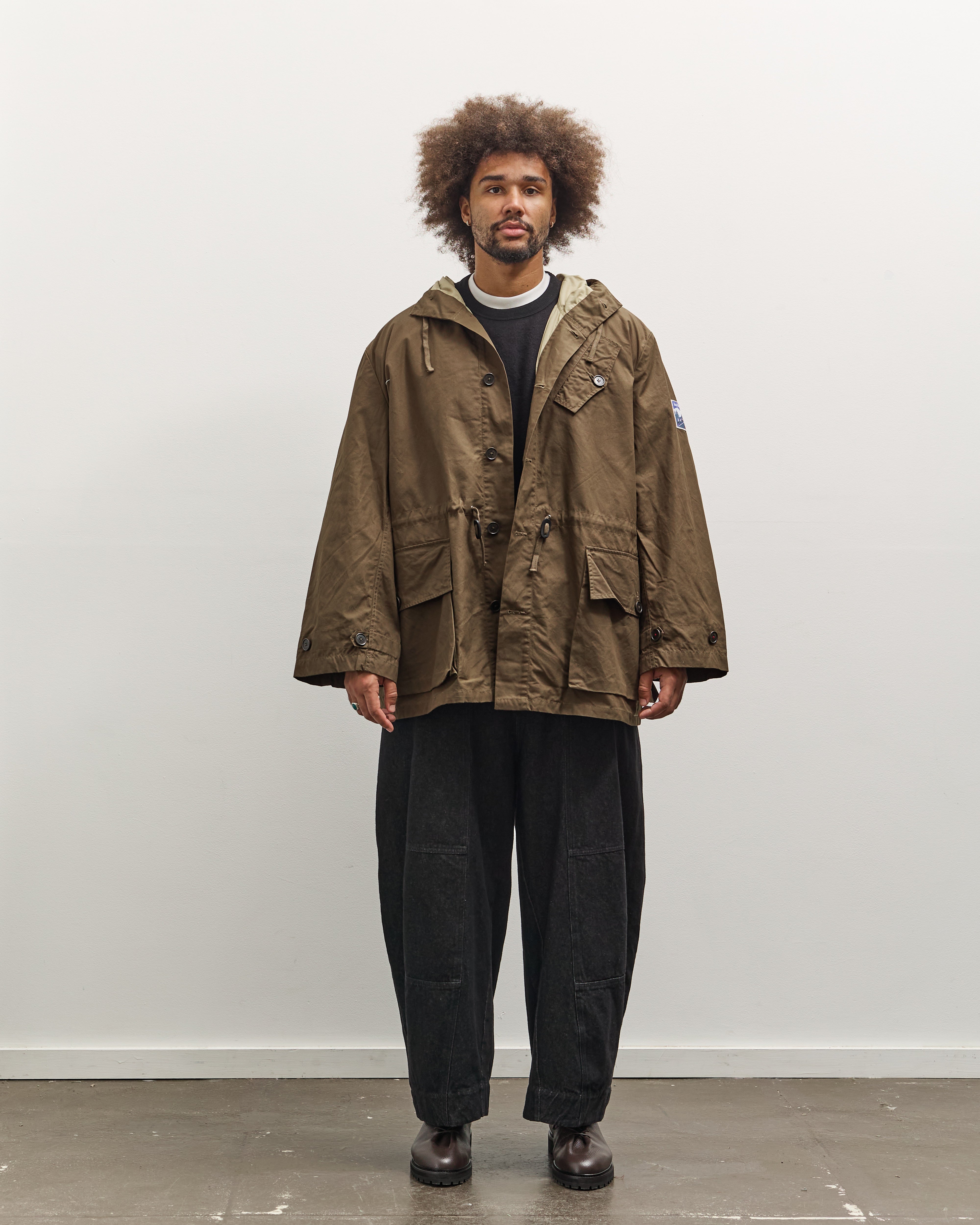 Universal Works Boston Parka, Brown – Glasswing
