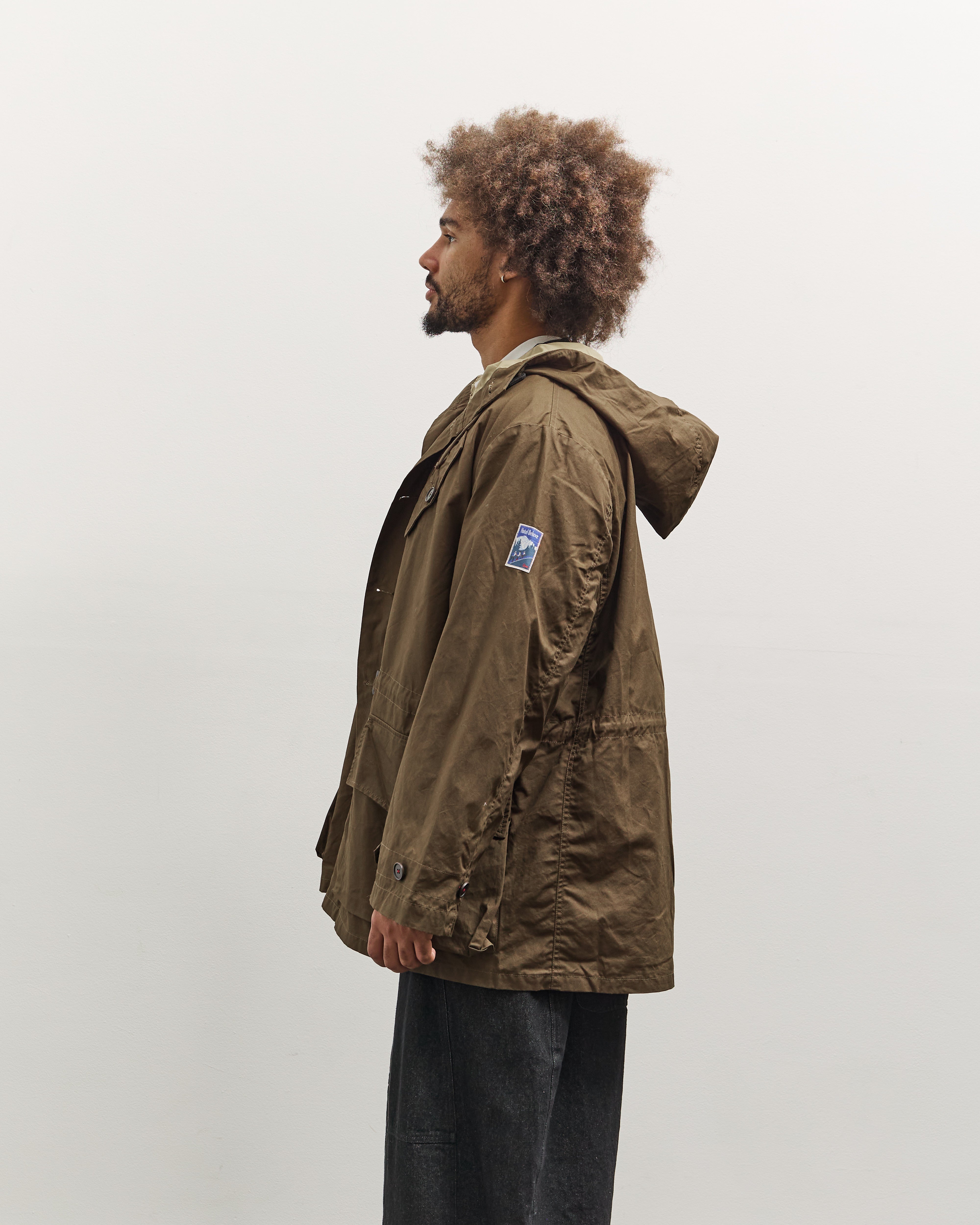 Universal Works Boston Parka, Brown – Glasswing