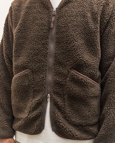 Universal Works Zip Liner Jacket, Brown