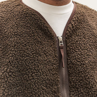 Universal Works Zip Liner Jacket, Brown