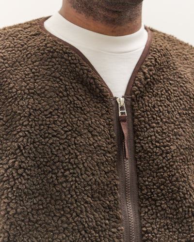 Universal Works Zip Liner Jacket, Brown