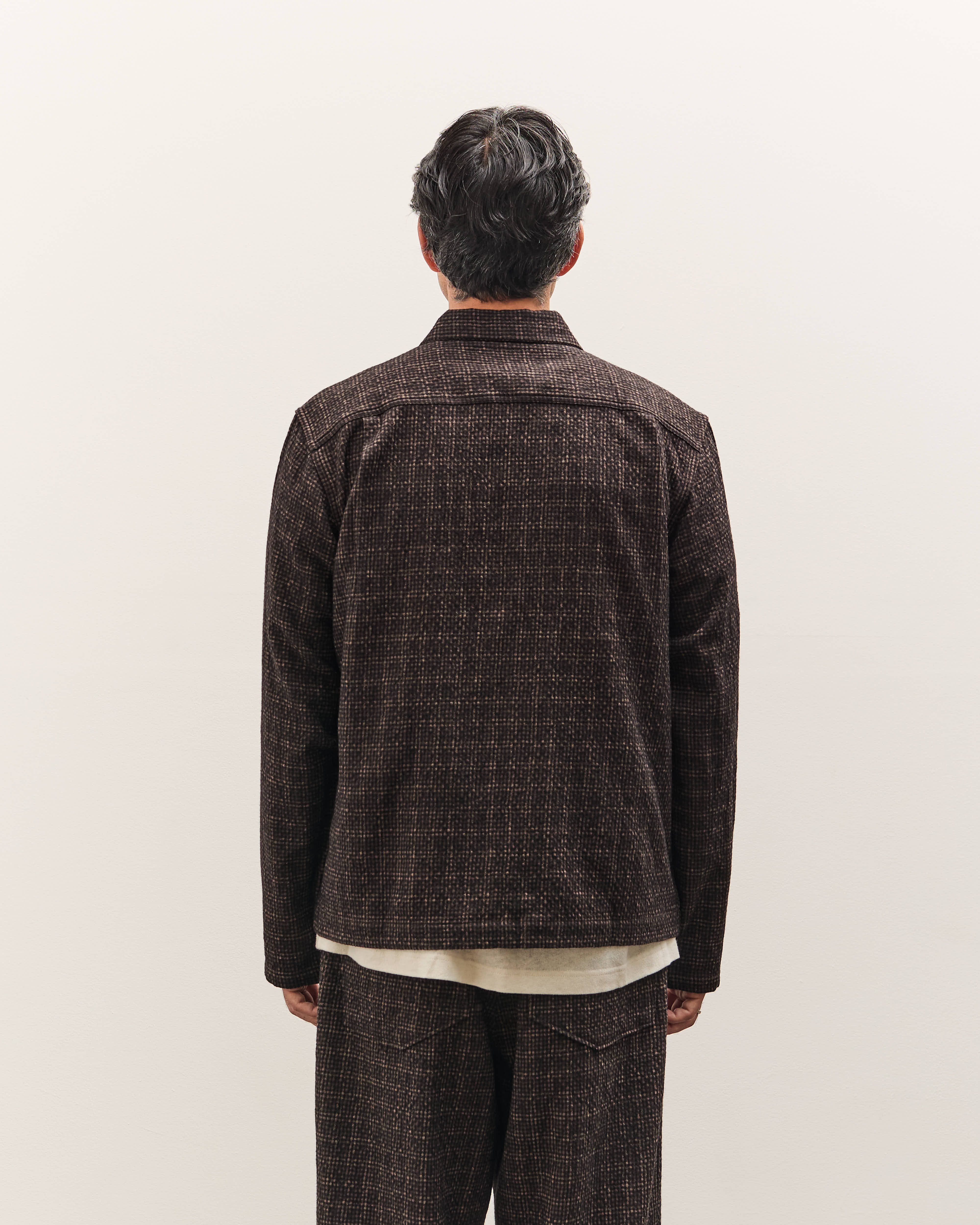 Universal Works Zip Shirt, Brown Cedar Check – Glasswing
