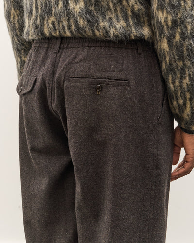 Universal Works Pleated Track Pant, Brown