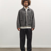 Universal Works Rams Jacket, Grey Marl