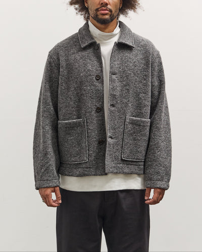 Universal Works Rams Jacket, Grey Marl