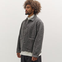 Universal Works Rams Jacket, Grey Marl