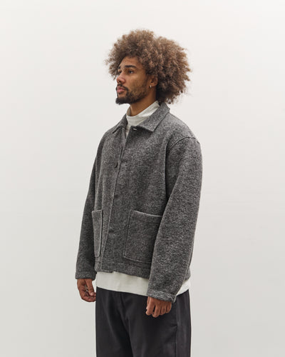 Universal Works Rams Jacket, Grey Marl