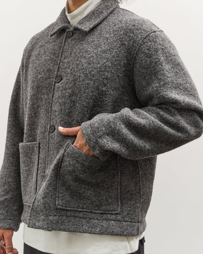 Universal Works Rams Jacket, Grey Marl