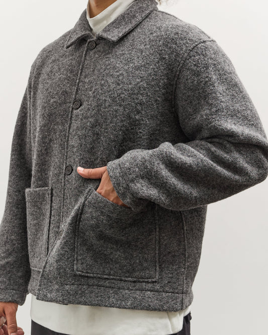 Universal Works Rams Jacket, Grey Marl