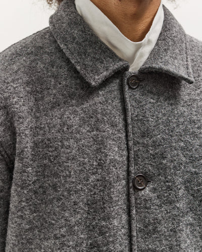 Universal Works Rams Jacket, Grey Marl