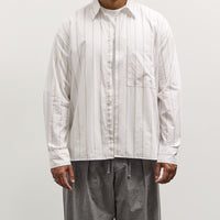 Universal Works Square Pocket Shirt, White