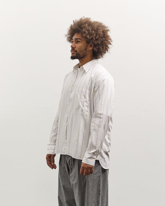 Universal Works Square Pocket Shirt, White