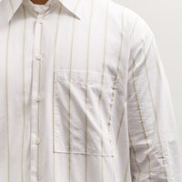 Universal Works Square Pocket Shirt, White