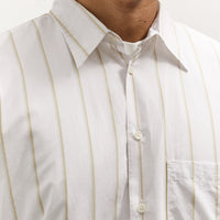 Universal Works Square Pocket Shirt, White