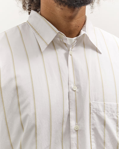 Universal Works Square Pocket Shirt, White