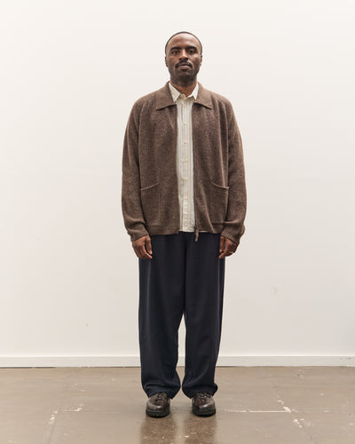 Universal Works Zip Cardigan, Brown