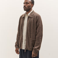 Universal Works Zip Cardigan, Brown