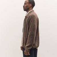 Universal Works Zip Cardigan, Brown