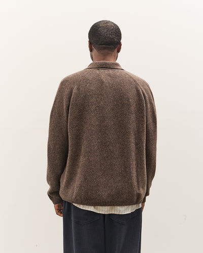 Universal Works Zip Cardigan, Brown