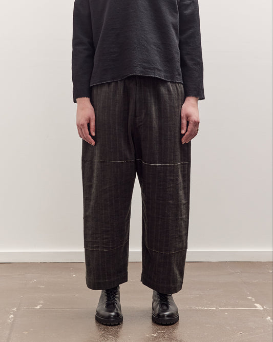 Mathir Trousers Unisex, Striped Wald Green