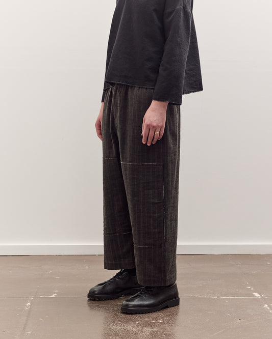 Mathir Trousers Unisex, Striped Wald Green