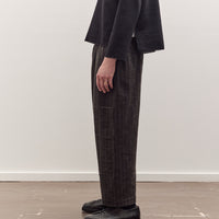 Mathir Trousers Unisex, Striped Wald Green