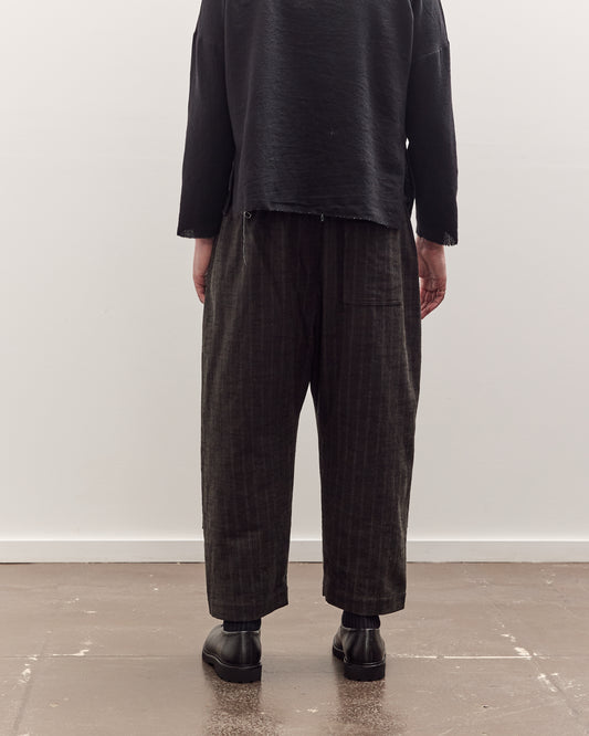 Mathir Trousers Unisex, Striped Wald Green