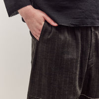 Mathir Trousers Unisex, Striped Wald Green