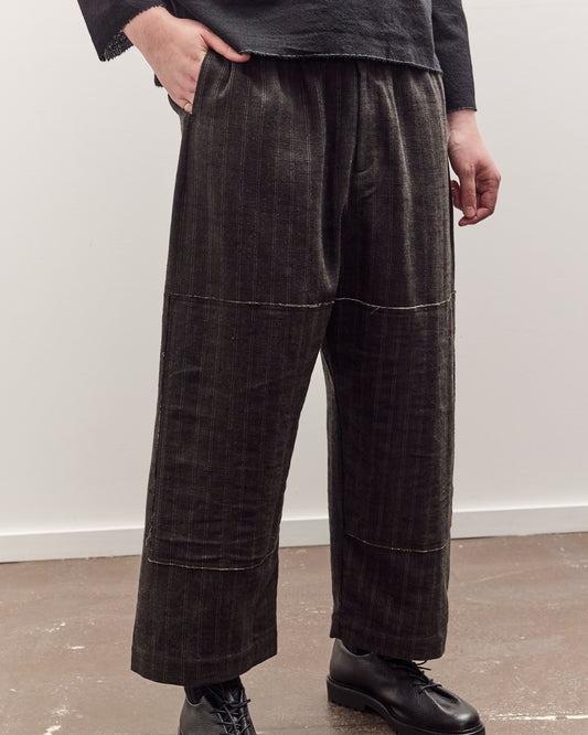 Mathir Trousers Unisex, Striped Wald Green