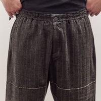 Mathir Trousers Unisex, Striped Wald Green
