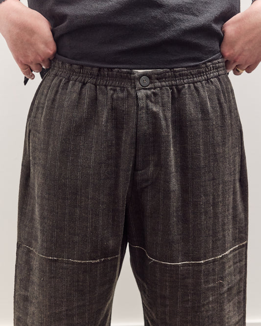 Mathir Trousers Unisex, Striped Wald Green