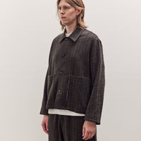 Athir Jacket Unisex, Striped Wald Green