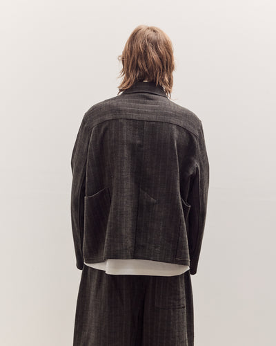 Athir Jacket Unisex, Striped Wald Green