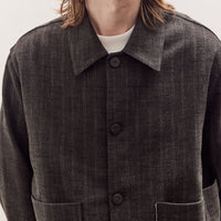 Athir Jacket Unisex, Striped Wald Green