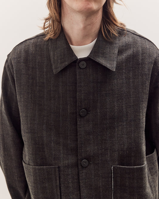 Athir Jacket Unisex, Striped Wald Green