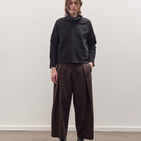 Kassel Trousers Unisex, Striped Bark Brown