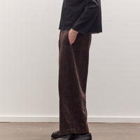 Kassel Trousers Unisex, Striped Bark Brown