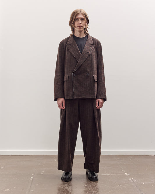 Sire Jacket Unisex, Striped Bark Brown