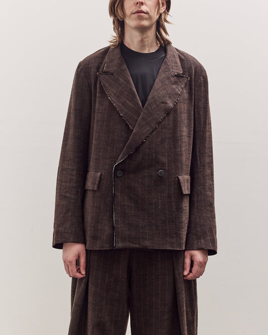 Sire Jacket Unisex, Striped Bark Brown