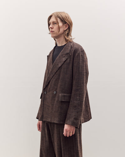 Sire Jacket Unisex, Striped Bark Brown