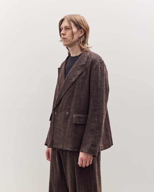 Sire Jacket Unisex, Striped Bark Brown