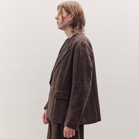 Sire Jacket Unisex, Striped Bark Brown