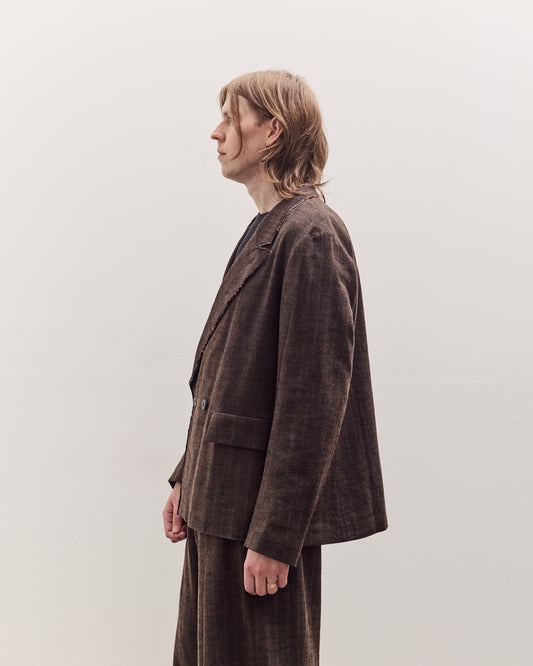 Sire Jacket Unisex, Striped Bark Brown