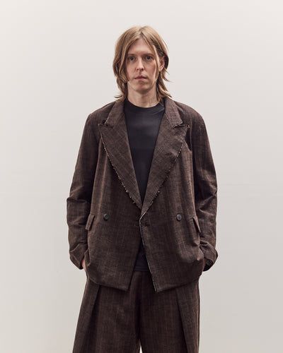 Sire Jacket Unisex, Striped Bark Brown