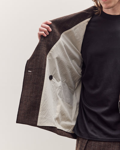 Sire Jacket Unisex, Striped Bark Brown