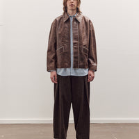 Avus Jacket Unisex, Walnut Brown Leather