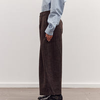Kassel Trousers, Striped Bark Brown