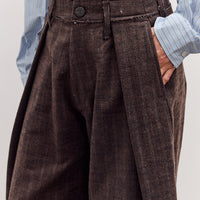 Kassel Trousers, Striped Bark Brown