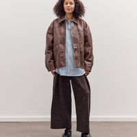 Avus Jacket, Walnut Brown Leather