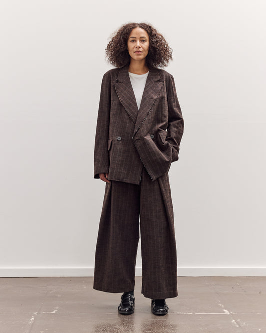 Sire Jacket, Striped Bark Brown